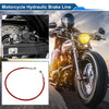 Motorcycle Red Hose Line 70cm Brake Clutch Oil