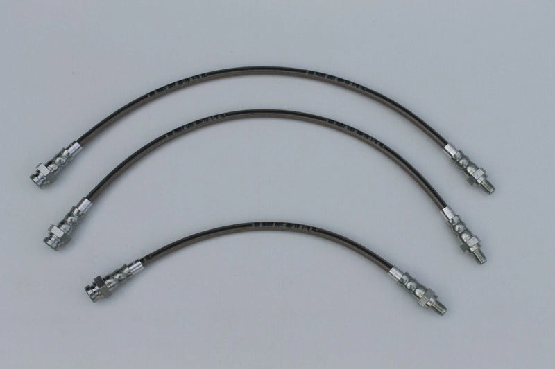 FB EK Holden Braided Brake Hose Set (3)