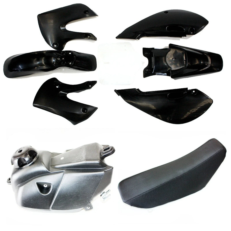 Kawasaki Dirt Bike KLX110 Plastics Fairing Fender Seat Fuel Tank