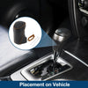Chevrolet Equinox Black Carbon Fiber Brown Gear Shift Knob Cover