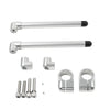 Universal Cafe Racer - Silver 35MM 7/8" Clip-On Handlebar