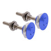 Universal Car 25mm Blue Front Bumper Hood Pin Lock Latch Catch