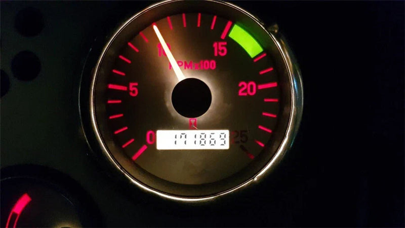Kenworth Truck VDO Gauge Tachometer LCD Display