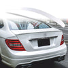 Mercedes Benz W204 C204 149 Polar White Rear ABS Boot Spoiler (2007-2014)
