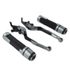 Suzuki GSXR600 / 750 Folding Titanium Brake Clutch Levers Grip Set (2006-2019)