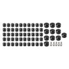 Harley Twin Cam Softail 61X Engine Topper Screw Bolt Cap Kit (2007-2017)