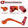 Honda CRF110F (2013-2018) Orange Red Folding Motorcycle Gear Shifter Lever