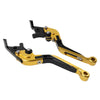 Kawasaki ZX636R ZX6RR CNC Gold Extendable Brake Clutch Levers (2005-2006)