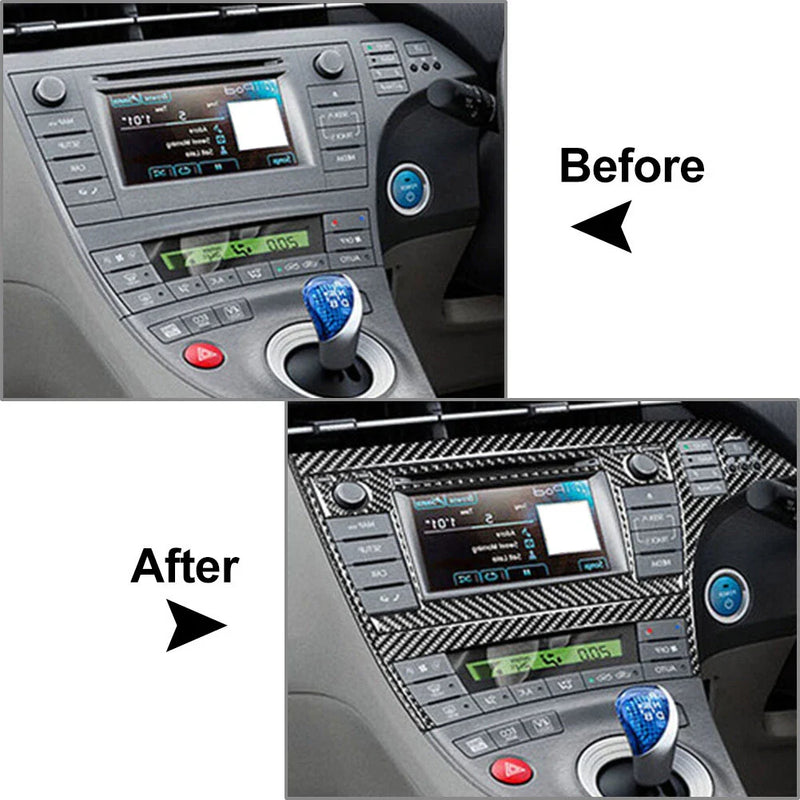 Toyota Prius 3 Pcs RHD Radio CD Navigation Display Panel Cover Trim (2012-2015)