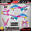 Honda CRF 450 Custom Graphics Kit Stickers (2017-2020)
