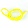 1 x Motorcycle Fuel Hose Replacement Yellow Tube Flexible Clamp 1m Pipes