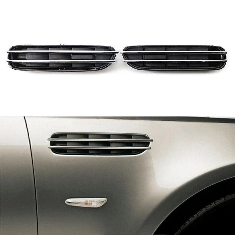 BMW 5 Series E39 E60 E61 M5 Fender Grill Cover Vent Trim (1997-2010)