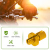 Motorcycle 4 x M10 Aluminum Clutch Brake Cable Adjuster Screw Gold Tone