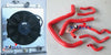 Honda Civic CRX EG EK B16 B18 Radiator Shroud Fan + Red Hose