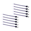 5050 RGB LED Strip Light 10 x 4-Pin Male Female Connectors (3528)