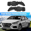 Hyundai Accent (2012) - Plastic Black, 1 Pair Front Bumper Bracket