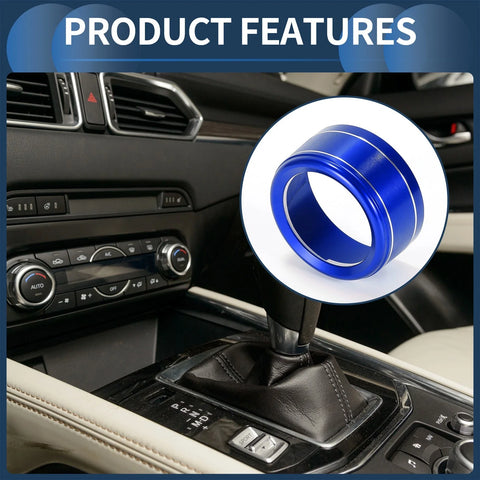 Mazda 3 Touring 3 x AC Media Volume Switch Knob Cover Ring (2017-2018)