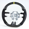 Ford Mustang Steering Wheel Carbon Fiber Suede Yellow (2019-2022)