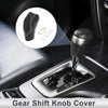 Ford Fusion Pebbled Gear Shift Knob Cover 1 Pc Black Beige Faux Leather (2013-2020)