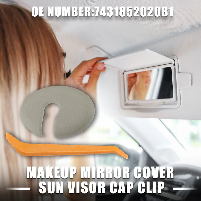 Toyota Makeup Mirror Cover Sun Visor Clip
