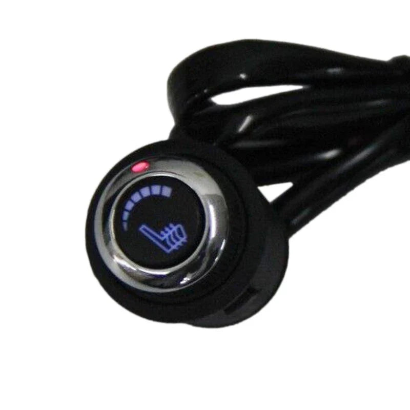 Universal Models Round Hi-Lo 6 Level Car Seat Heating Pad Button Switch Kit