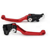 Honda XR250 XR400 Red CNC Pivot Brake Clutch Levers (1995-2007)