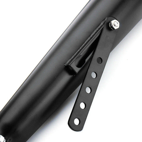 Harley Racer Cafe 2 x Universal Motorcycle Exhaust Pipe Muffler Silencer