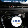 Toyota Supra (2018-2022) - 3 Pcs Blue AC Radio Volume Knob Cover Ring