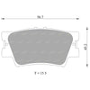 Toyota RAV4 Rear Disc Brake Pad (2006–2019)