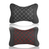 Frosted Leather Car Neck Pillow with Ergonomic Design and PP Cotton Filling