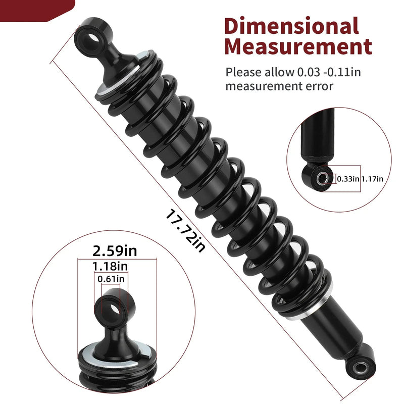 Honda Foreman 500 TRX500FPE 4x4 2x Front Shock Absorber (2007–2013)