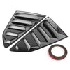 Chevy Camaro Carbon Fiber Rear Side Window Louver Covers (2016-2018)