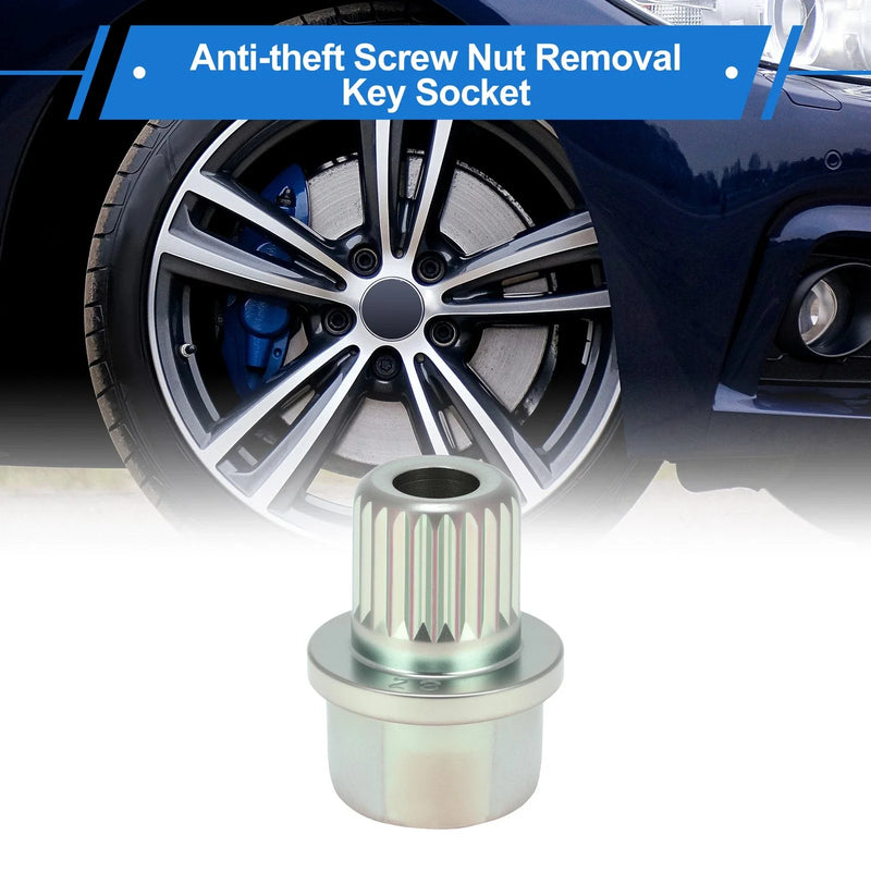BMW Anti Theft Key Socket Adapter Wheel Lock Lug Nut