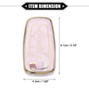 Ford Smart Key 5 Button - Durable TPU Pink Key Fob Cover