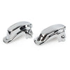 Harley Dyna FXD Street Bob FXDB FXDBI Chrome Rear Frame Axle Covers (2006-2017)