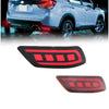 19-23 Subaru Forester Red  Left+Right Rear Bumper Light DRL Turn Signal