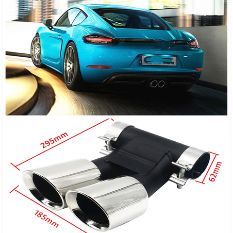 Porsche Boxster Cayman 987 (2008-2015) Stainless Steel Exhaust Tip