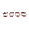 Honda, Toyota, Mazda, Hyundai 4 x Silver Car Door Lock Protective Covers