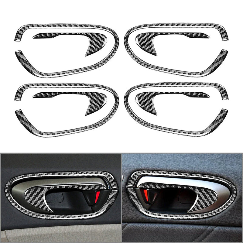 Honda Civic 2006-2011 8Pcs Carbon Fiber Door Handle Trim