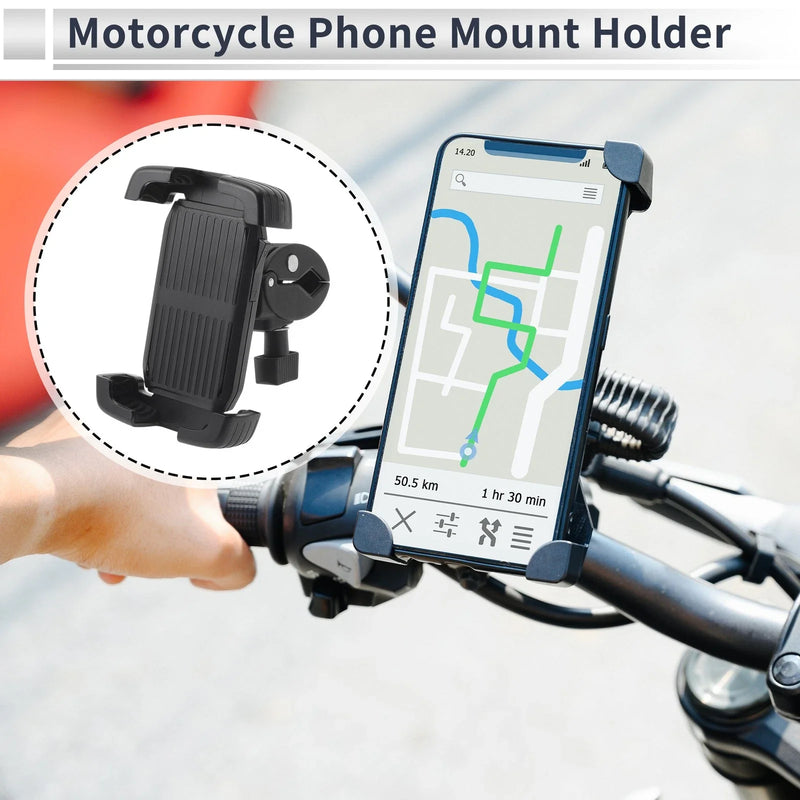 Motorcycle ABS Black Phone Mount Holder 4.7–7.2