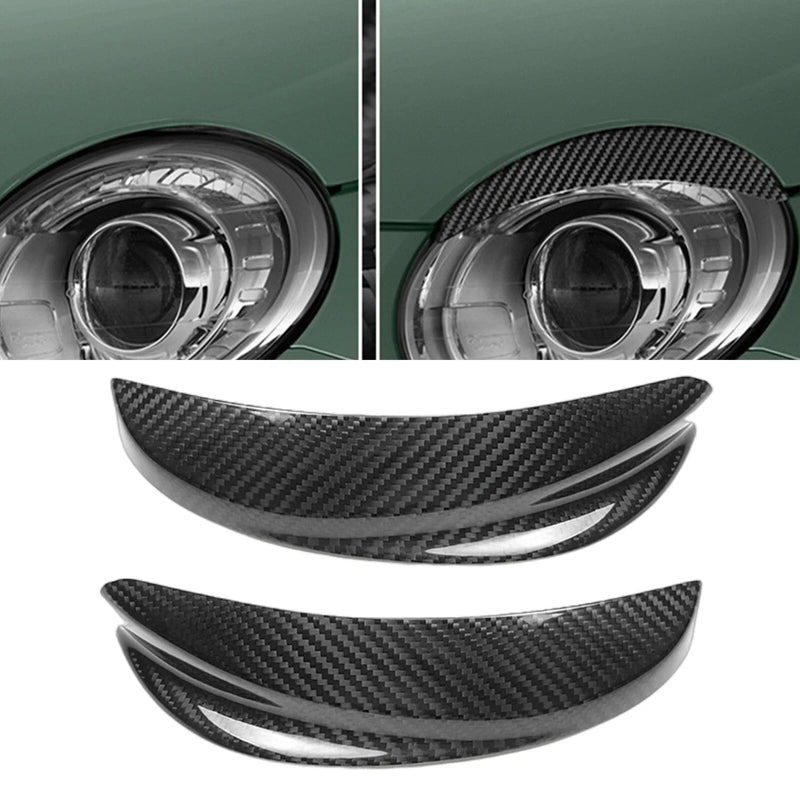 Fiat 500 Abarth Headlight Eyebrow Eyelids Trim (2016-2023)