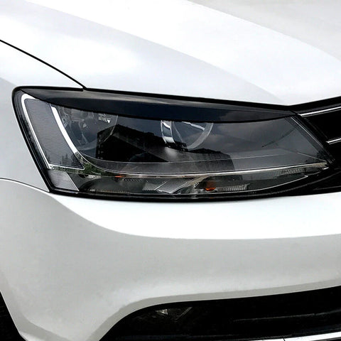 VW Jetta MK6, Sagitar 2 x Headlight Eyelid Covers (2010-2018)