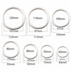 2 x 90MM COB Angel Eyes Halo Rings LED DRL White Headlight Lights