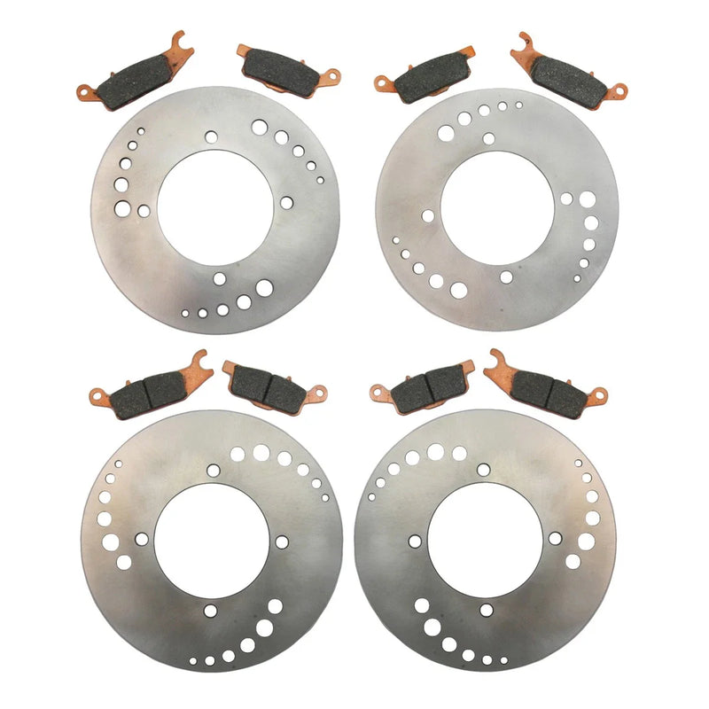 Yamaha Grizzly 700 Front & Rear Brake Rotors & Pads (2007–2023)