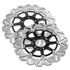 KAWASAKI ZXR 400 750 Ninja ZX9R ZRX 2 x Front Disc Brake Rotors (1990-2003)