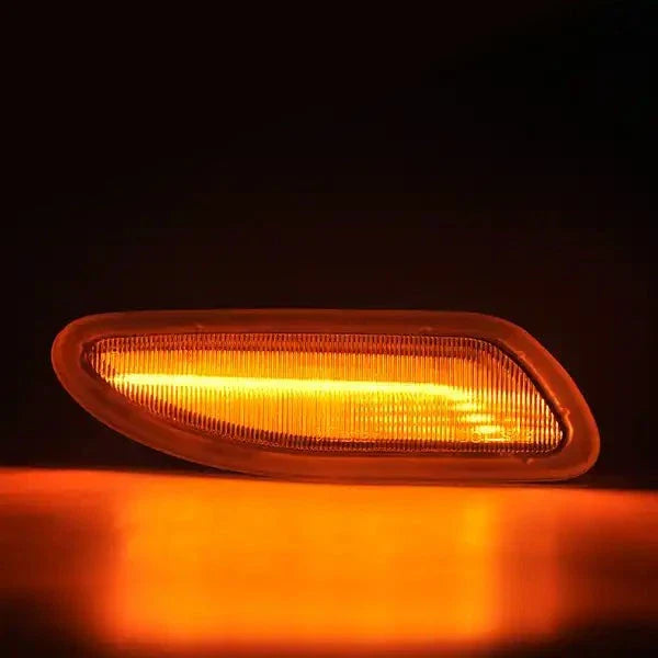 Mercedes W203 C Class 2x LED Front Bumper Side Marker Lights (2001-2007)