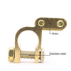 Secure Connections and Extended Use 2 x Heavy Duty Brass Battery Terminals