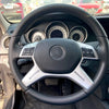 Mercedes W204 W212 W218 C218 Chrome Steering Wheel Trim Cover (2011–2014)