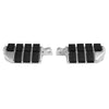 Harley Touring Street Road Glide Dyna Satin Chrome Footpeg Pegs
