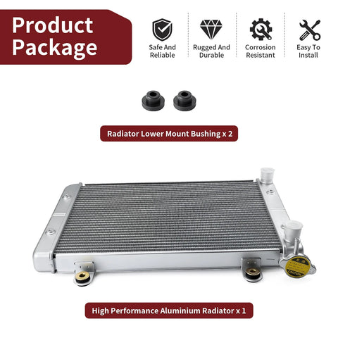Polaris Ranger 500 2x4 / 4x4 Aluminium Radiator (2007-2009)